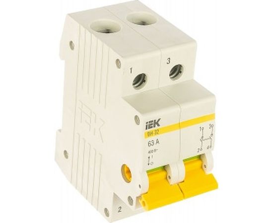 Выключатель нагрузки IEK ВН-32 63А/2П ИЭК MNV10-2-063 