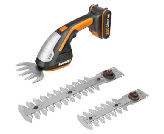 Ножницы для стрижки травы и кустарников WORX 1х2.0 Ач и ЗУ WG801E 