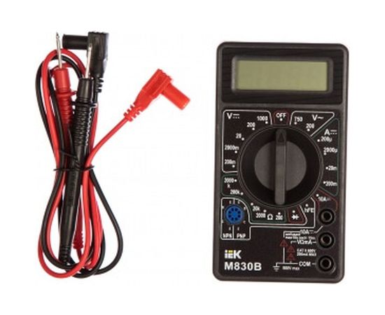 Цифровой мультиметр IEK Universal M830B 6073763 