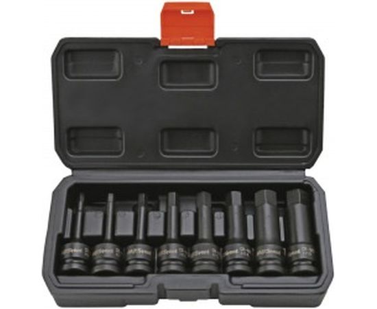 Набор головок ударных 1/2" HEX L 78 мм, H6-H19, 8 шт. AV Steel AV-724408 