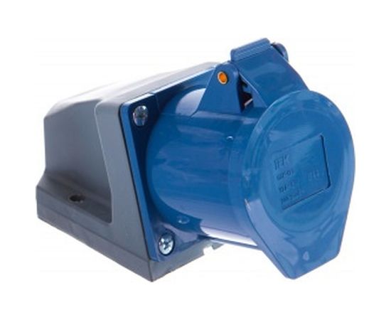 Розетка наружной установки IEK 32А 2P+Е 220В IP44 123 ИЭК PSR11-032-3 – изображение 2