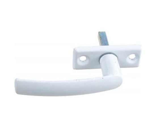 Оконная поворотная ручка Россия "РО1" покрытие полимерное цвет белый 37720 – изображение 2