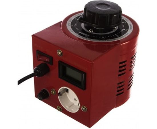 Лабораторный автотрансформатор SUNTEK ЛАТР 500ВА RED диапазон 0-300 Вольт, 2А SK2.2_LTR0500RED – изображение 2