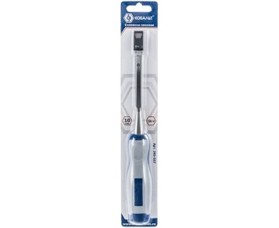 Плоская стамеска (10 х 140 мм, CR-V, блистер) КОБАЛЬТ 245-527 – изображение 2