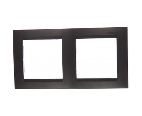 Универсальная рамка Simon 2 поста, графит 1500620-038 – изображение 2