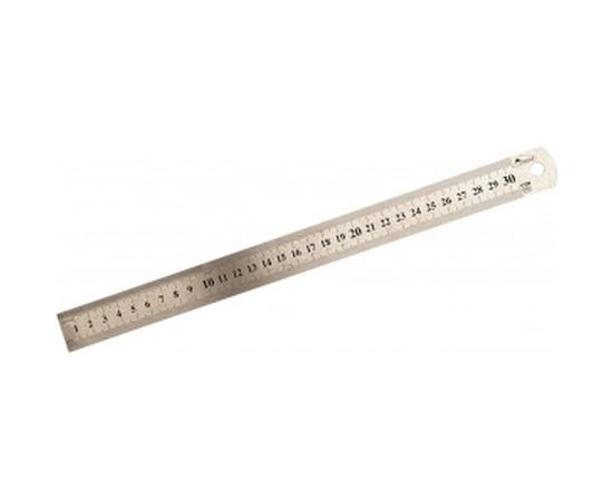 Двусторонняя, металлическая линейка, 300 мм Hobbi 15-6-030 – изображение 2