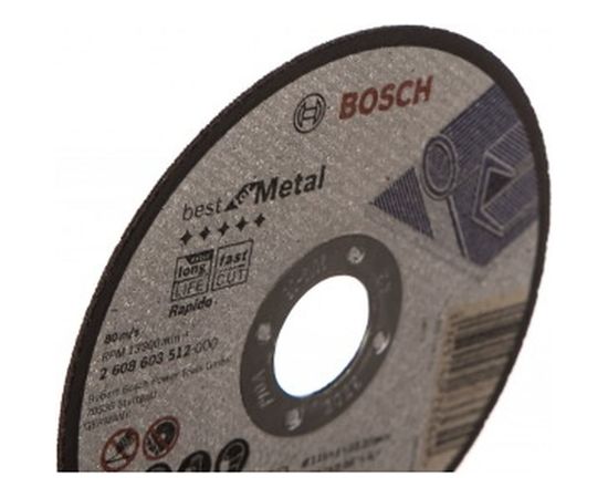 Круг отрезной по металлу (115x1.0х22.2 мм) Bosch 2608603512 – изображение 2