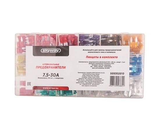 Предохранитель SKYWAY MINI, флажковый, 5-35 А, 510 шт. S09302010 – изображение 3
