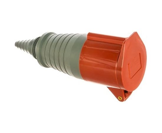 Кабельная розетка IEK 32A 3P+Е 380В IP44 224 ИЭК PSR22-032-4 – изображение 3