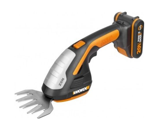 Ножницы для стрижки травы и кустарников WORX 1х2.0 Ач и ЗУ WG801E – изображение 4