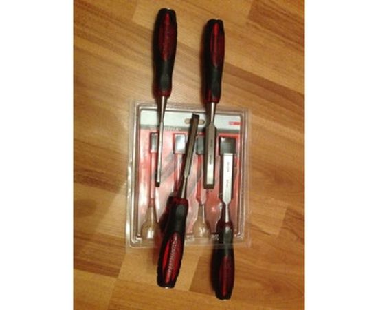 Набор плоских долот-стамесок "Тигровый глаз", 4шт, 6-12-18-24мм MATRIX 24432 – изображение 5