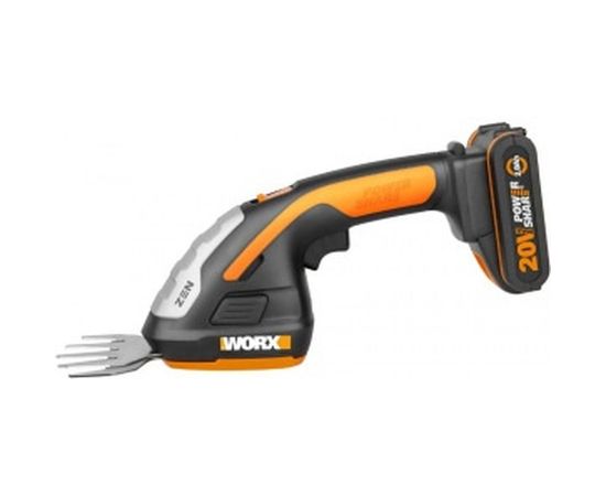 Ножницы для стрижки травы и кустарников WORX 1х2.0 Ач и ЗУ WG801E – изображение 5