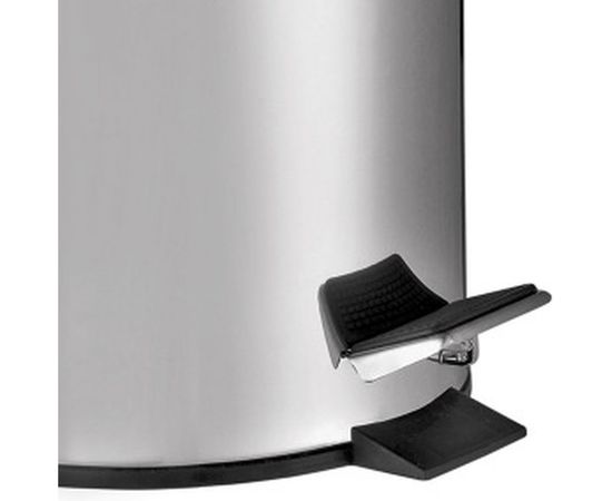 Ведро-контейнер для мусора с педалью ЛАЙМА 12 л, зеркальное 232261 – изображение 5