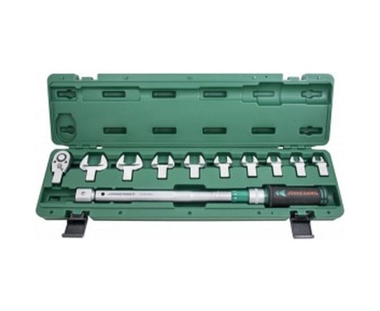 Динамометрический ключ 1/2 дюйма DR (со сменными рожковыми насадками 13-30 мм и приводом) 40-200 Нм Jonnesway T30200NS 49853 