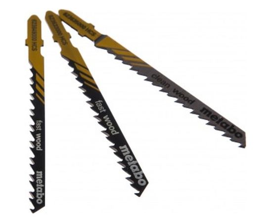 Набор лобзиковых пилок для дерева Metabo 623698000 