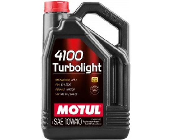 Моторное масло 4100 Turbolight 10W40 4л MOTUL 109462 