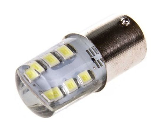 Автолампа диод S25 P21W 12 SMD диодов, белая SKYWAY S08201047 