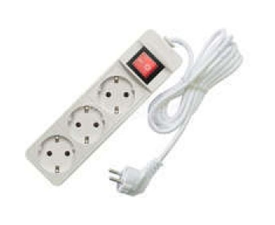 Бытовой удлинитель СОЮЗ, ТМ, 3500Вт, с/з, выключатель, 3гн, ПВС, 10м 481S-8310 