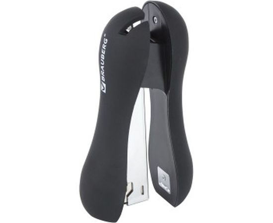 Степлер BRAUBERG №24/6, 26/6 Soft, черный, 226862 