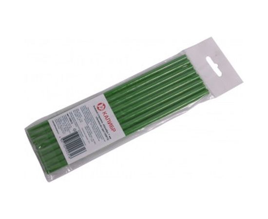 Стержень клеевой Зеленый (8 шт; 7 мм; 200 мм) Калибр 00000071034 