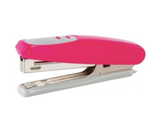 Розовый степлер BRAUBERG №10 Germanium 226567 