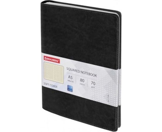 Тетрадь А5 BRAUBERG Office PRO 148x218 мм, 80 л, черная 111046 – изображение 2