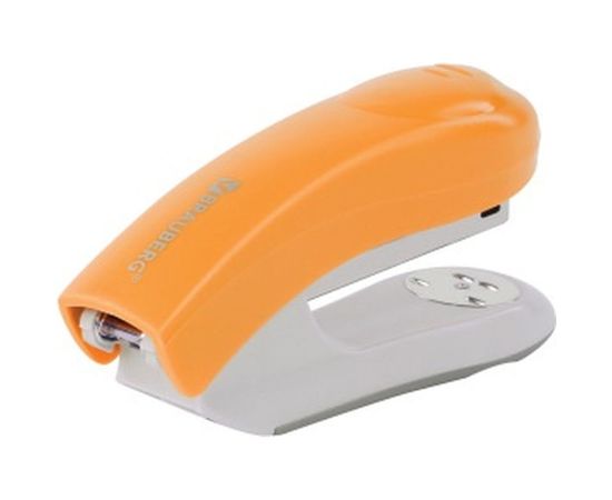 Степлер №24/6, 26/6 BRAUBERG Original, до 25 листов, оранжевый, 227772 – изображение 2