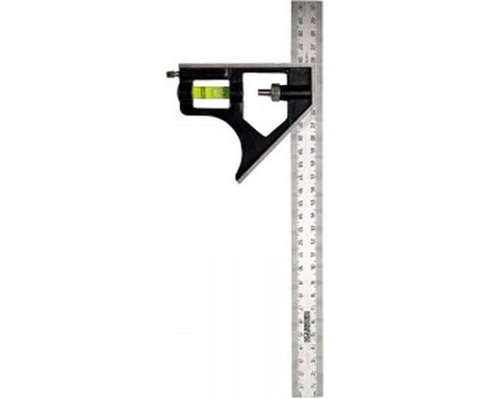 Угольник с уровнем HARDEN нержавеющая сталь, 300мм 580720 – изображение 2