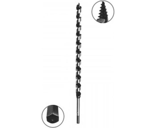 Сверло по дереву винтовое (20x460 мм; 1/4HEX) VIRA 552045 – изображение 2