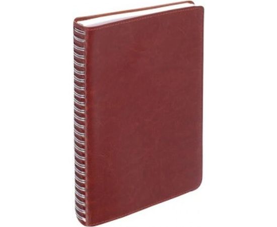 Тетрадь А5 BRAUBERG Office PRO 148x218 мм, под кожу, гребень, 80 л, коричневая 111044 – изображение 3