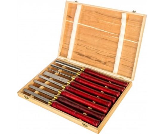 Набор резцов токарных 8 шт. по дереву Энкор 10430 – изображение 3