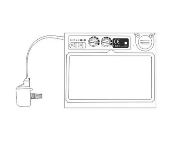 Маска сварщика START ARGON хамелеон, синяя 51ST705 – изображение 3