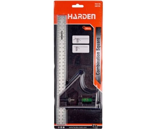 Угольник с уровнем HARDEN нержавеющая сталь, 300мм 580720 – изображение 3