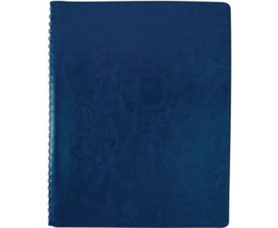 Тетрадь А4 BRAUBERG Office PRO 200x252 мм, под кожу, гребень, 80 л, синяя 111048 – изображение 3