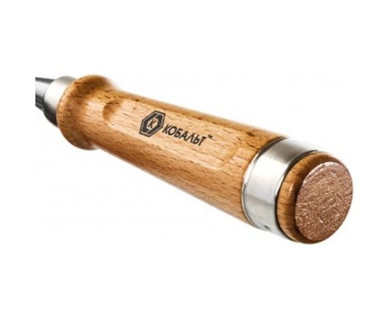 Набор плоских стамесок: 8, 16, 22мм, длина 140мм, CR-V, деревянные рукоятки, 3шт КОБАЛЬТ 245-862 – изображение 4