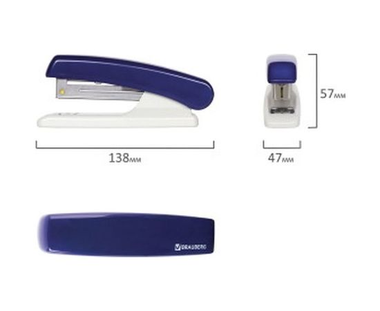 Степлер BRAUBERG №24/6, 26/6 Endeavor, 220978 – изображение 4
