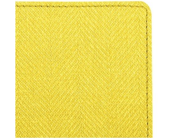 Блокнот BRAUBERG Tweed А5 148x213 мм, 112 л, под ткань, линия, желтый, 110967 – изображение 5