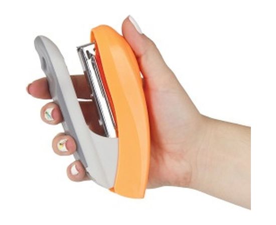 Степлер №24/6, 26/6 BRAUBERG Original, до 25 листов, оранжевый, 227772 – изображение 6