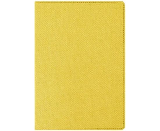 Блокнот BRAUBERG Tweed А5 148x213 мм, 112 л, под ткань, линия, желтый, 110967 – изображение 6