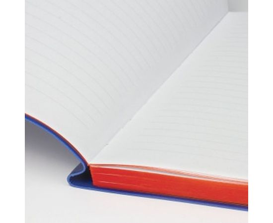 Блокнот BRAUBERG NEBRASKA А5 140x200 мм, 112 л, гибкий кожзам, ручка, линия, синий, 110948 – изображение 6