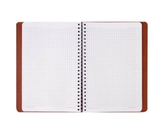 Тетрадь А5 BRAUBERG Office PRO 148x218 мм, под кожу, гребень, 80 л, коричневая 111044 – изображение 6