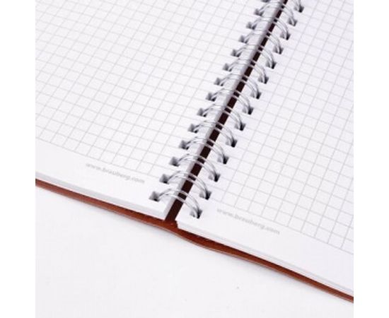 Тетрадь А5 BRAUBERG Office PRO 148x218 мм, под кожу, гребень, 80 л, коричневая 111044 – изображение 7