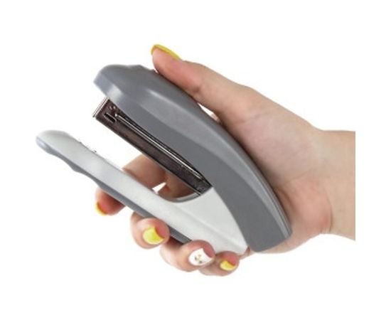 Серый степлер BRAUBERG №24/6, 26/6 Einkommen 222535 – изображение 7