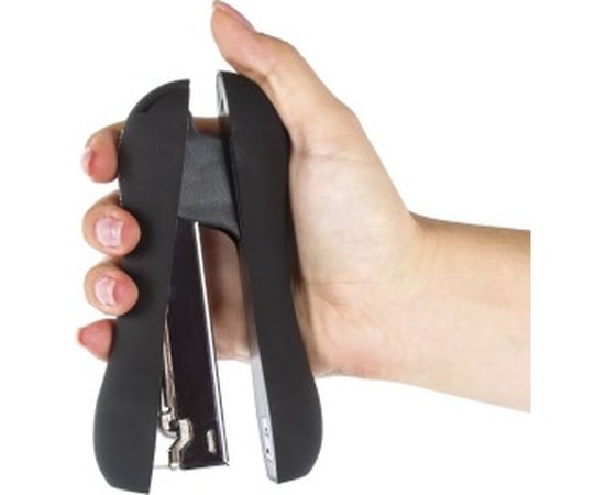 Степлер BRAUBERG №24/6, 26/6 Soft, черный, 226862 – изображение 7