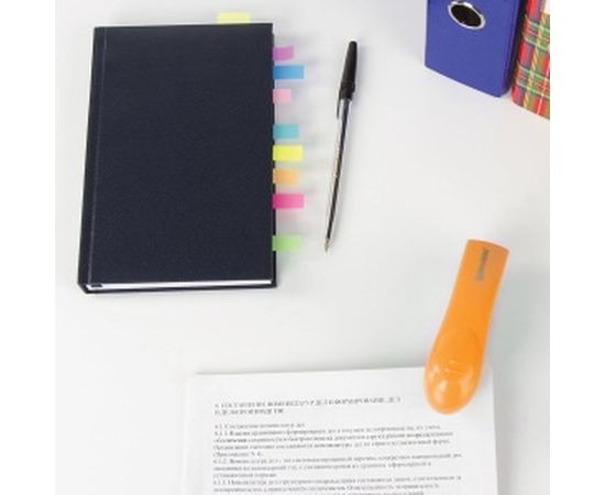 Степлер №24/6, 26/6 BRAUBERG Original, до 25 листов, оранжевый, 227772 – изображение 7