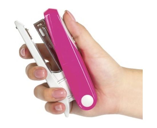 Розовый степлер BRAUBERG №24/6, 26/6 Germanium 226575 – изображение 8