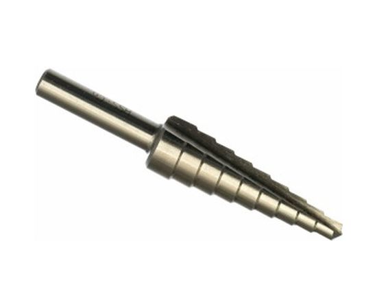 Сверло ступенчатое (4-12 мм; 9 ступеней; ход 1 мм) по металлу Дело Техники 216124 
