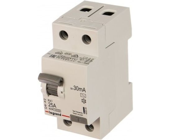 Выключатель дифференциального тока (УЗО) Legrand 2п 25А 30мА тип AC RX3 Leg 402024 1199828 