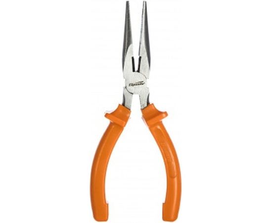 Длинногубцы 160 мм, прямые шлифованные, пластмассовые рукоятки SPARTA Classic 17157 