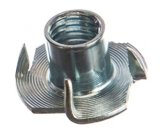 Мебельная забивная гайка Tech-Krep оцинкованная М10 4 шт - пакет 108941 